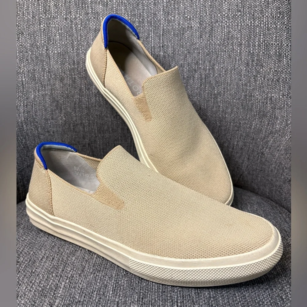 Rothy's The Original Slip On City Sneakers Sand Shoes Men’s Sz 9 Women’s Sz 10.5 - Picture 1 of 9